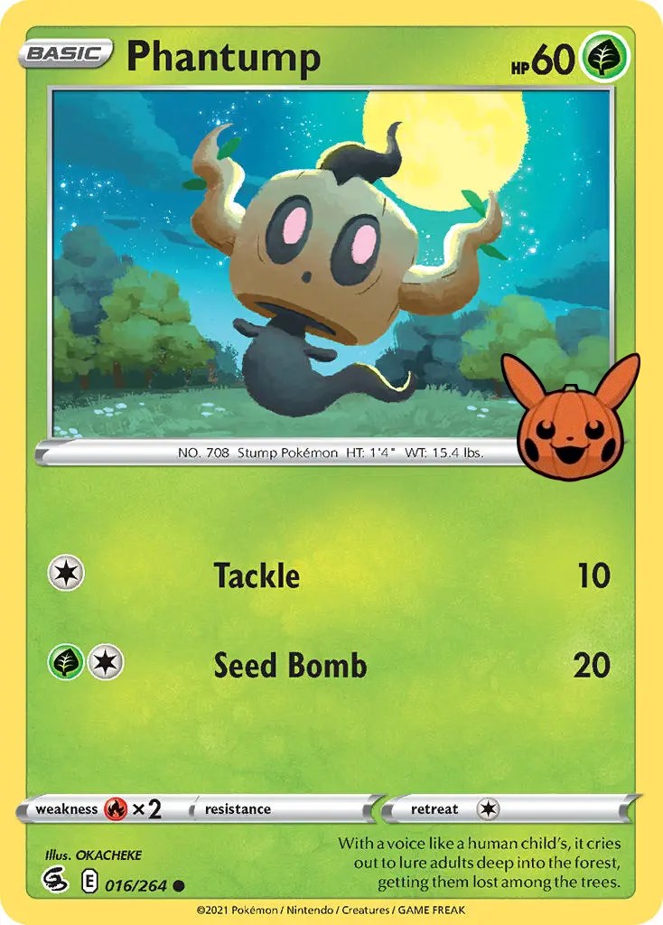 Phantump (016/264) [Trick or Trade] | Deep Dive Games St. Marys