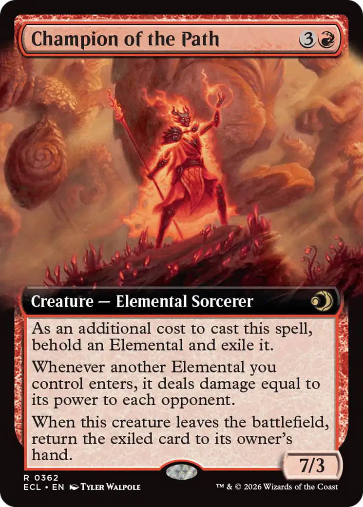 Champion of the Path (Extended Art) [Lorwyn Eclipsed] | Deep Dive Games St. Marys
