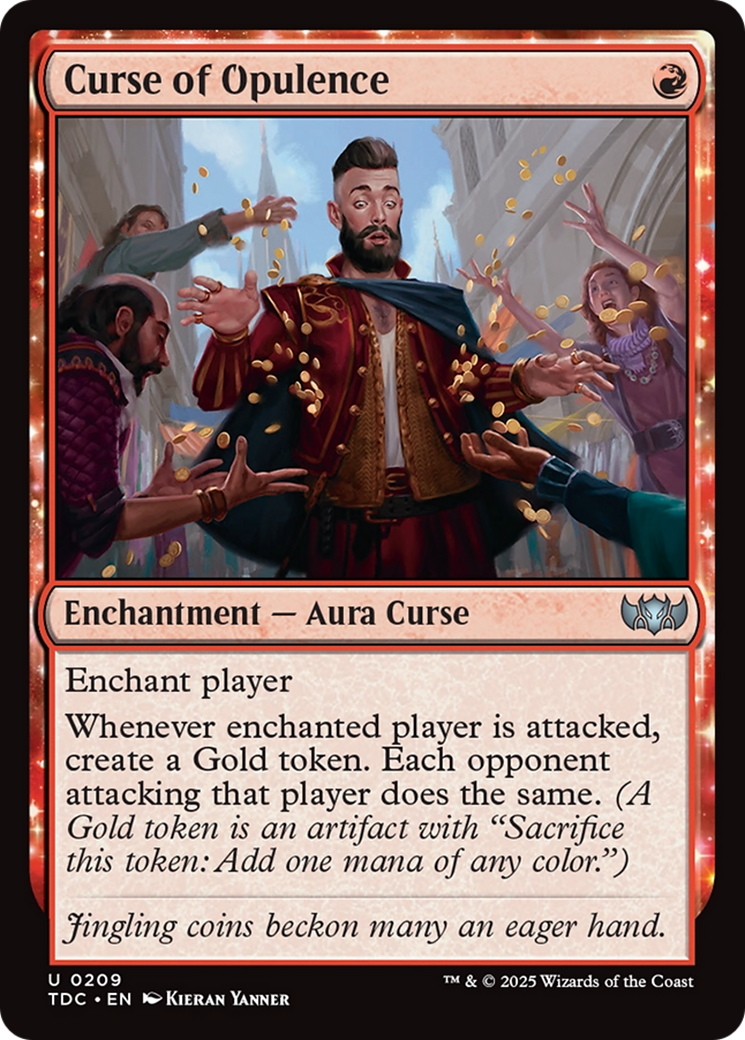 Curse of Opulence [Tarkir: Dragonstorm Commander] | Deep Dive Games St. Marys