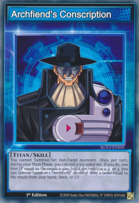 Archfiend's Conscription [SGX3-ENS05] Common | Deep Dive Games St. Marys