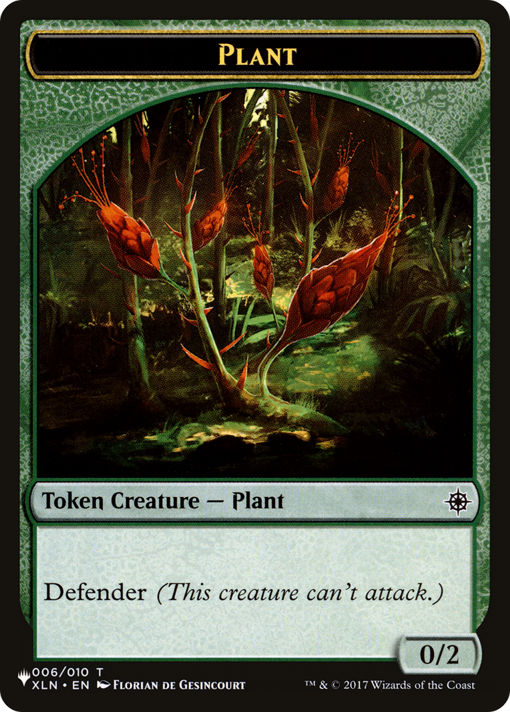 Food // Plant Double-Sided Token [The List] | Deep Dive Games St. Marys