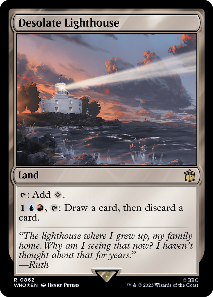 Desolate Lighthouse (Surge Foil) [Doctor Who] | Deep Dive Games St. Marys