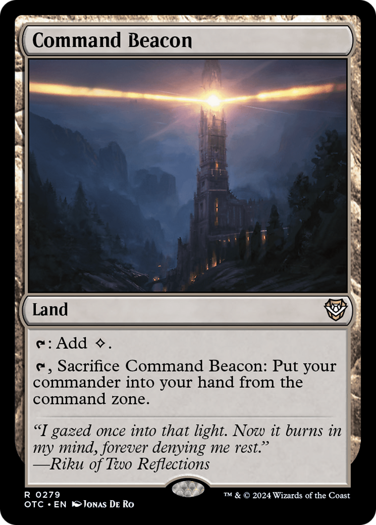 Command Beacon [Outlaws of Thunder Junction Commander] | Deep Dive Games St. Marys