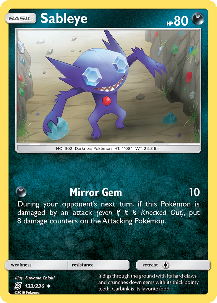Sableye (133/236) [Sun & Moon: Unified Minds] | Deep Dive Games St. Marys