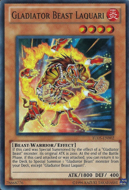 Gladiator Beast Laquari [TU05-EN002] Super Rare | Deep Dive Games St. Marys