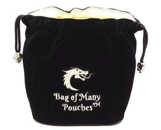 Old School Dice: Bag of Many Pouches Dice Bag - Purple | Deep Dive Games St. Marys