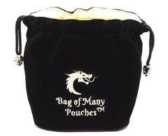 Old School Dice: Bag of Many Pouches Dice Bag - Purple | Deep Dive Games St. Marys