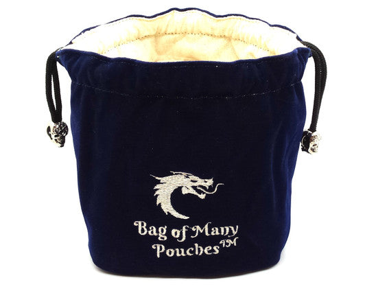 Old School Dice: Bag of Many Pouches Dice Bag - Purple | Deep Dive Games St. Marys