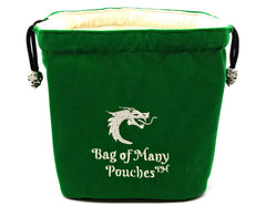 Old School Dice: Bag of Many Pouches Dice Bag - Purple | Deep Dive Games St. Marys