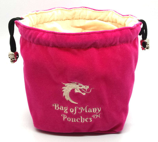 Old School Dice: Bag of Many Pouches Dice Bag - Purple | Deep Dive Games St. Marys