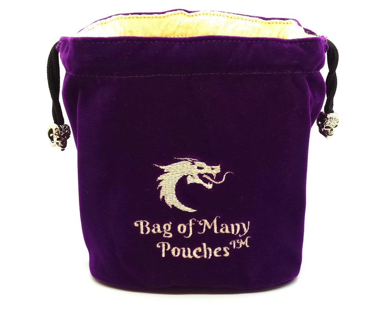 Old School Dice: Bag of Many Pouches Dice Bag - Purple | Deep Dive Games St. Marys