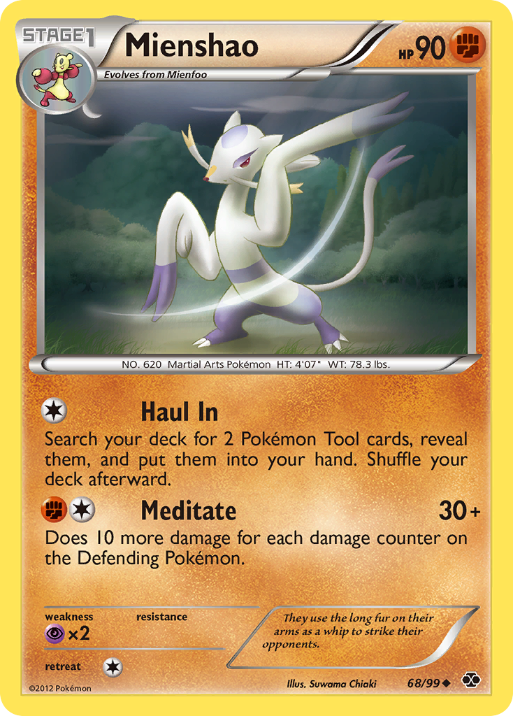 Mienshao (68/99) [Black & White: Next Destinies] | Deep Dive Games St. Marys
