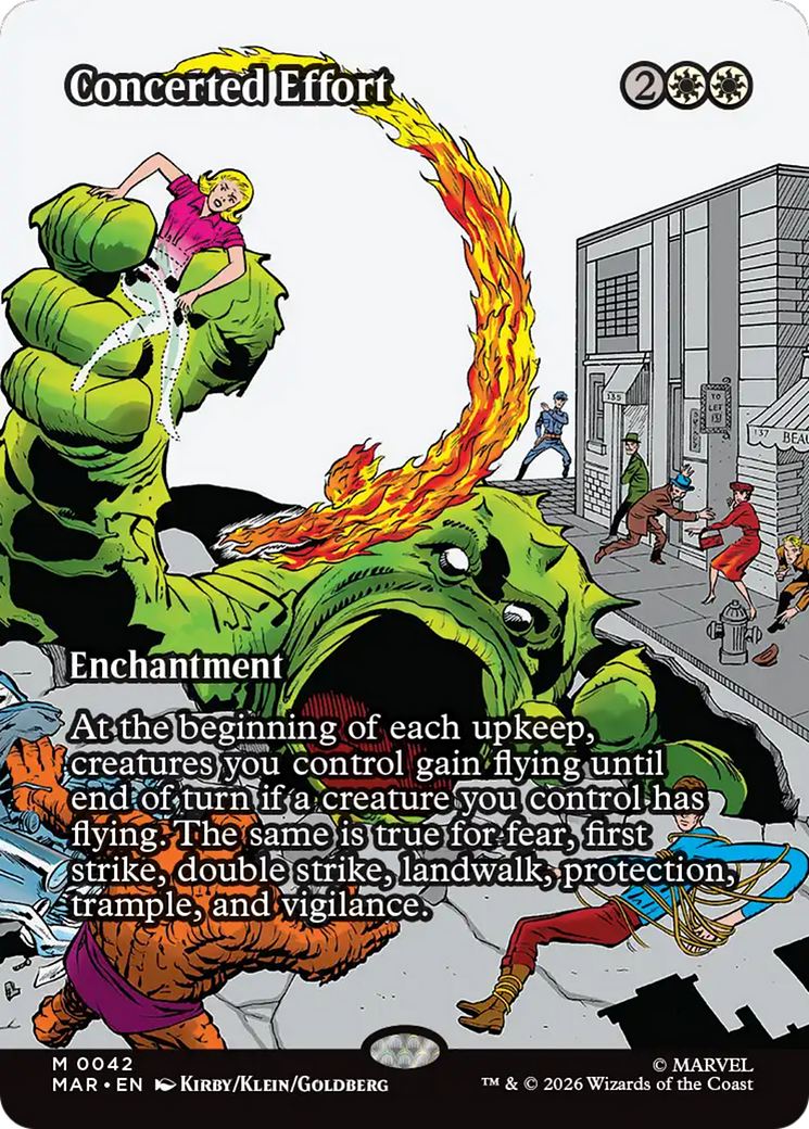 Concerted Effort (Borderless) [Marvel Universe: Eternal-Legal] | Deep Dive Games St. Marys