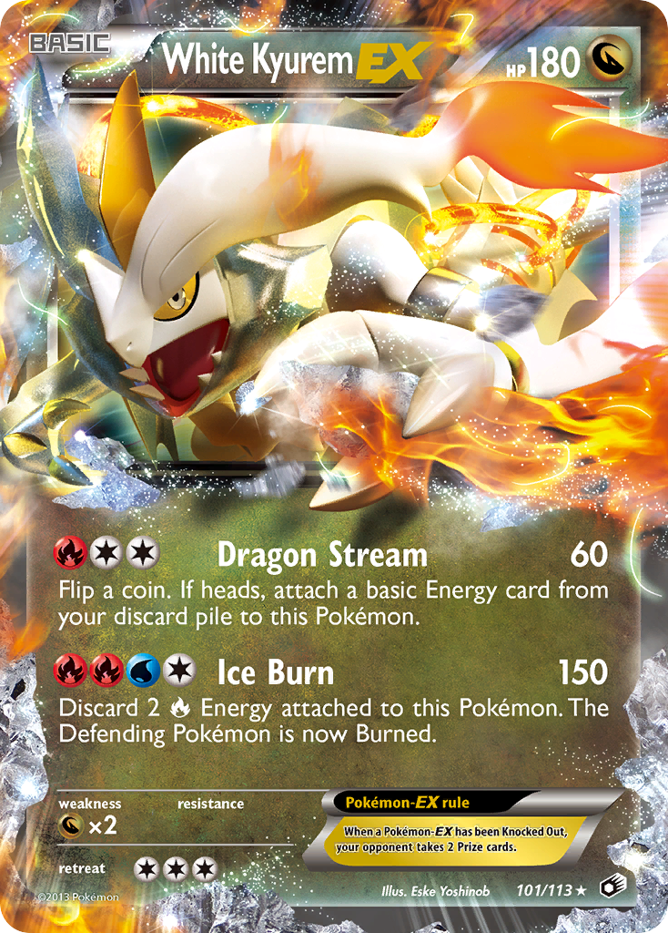 White Kyurem EX (101/113) [Black & White: Legendary Treasures] | Deep Dive Games St. Marys