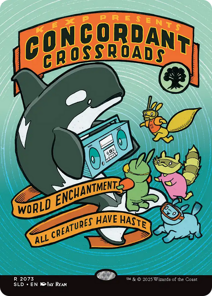 Concordant Crossroads (2073) (Rainbow Foil) [Secret Lair Drop Series] | Deep Dive Games St. Marys