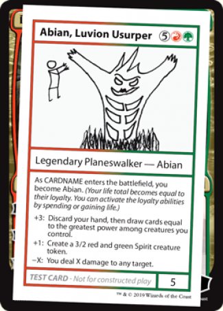 Abian, Luvion Usurper (2021 Edition) [Mystery Booster Playtest Cards] | Deep Dive Games St. Marys