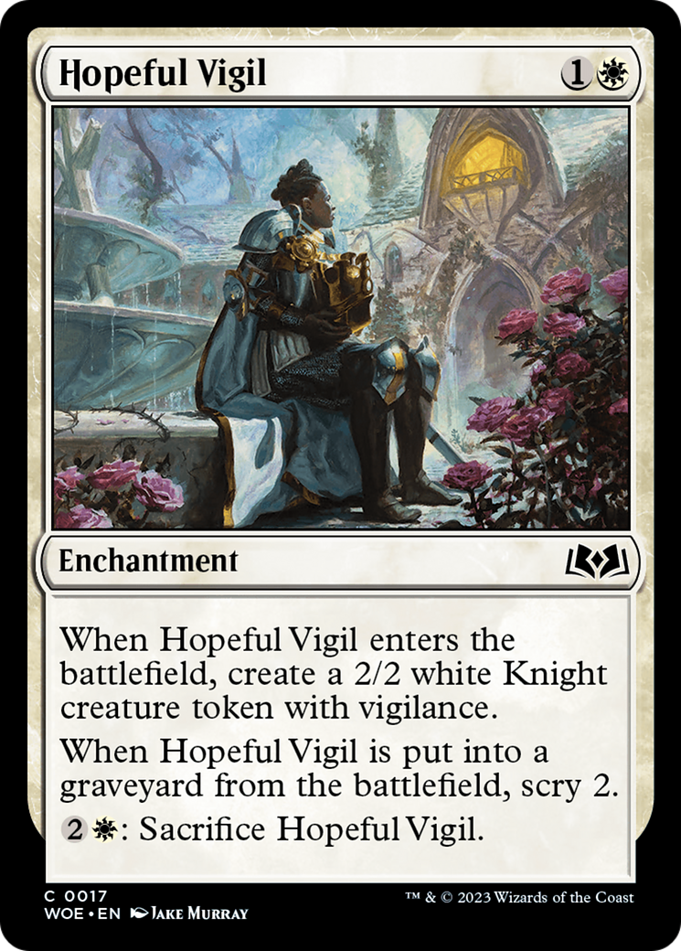 Hopeful Vigil [Wilds of Eldraine] | Deep Dive Games St. Marys
