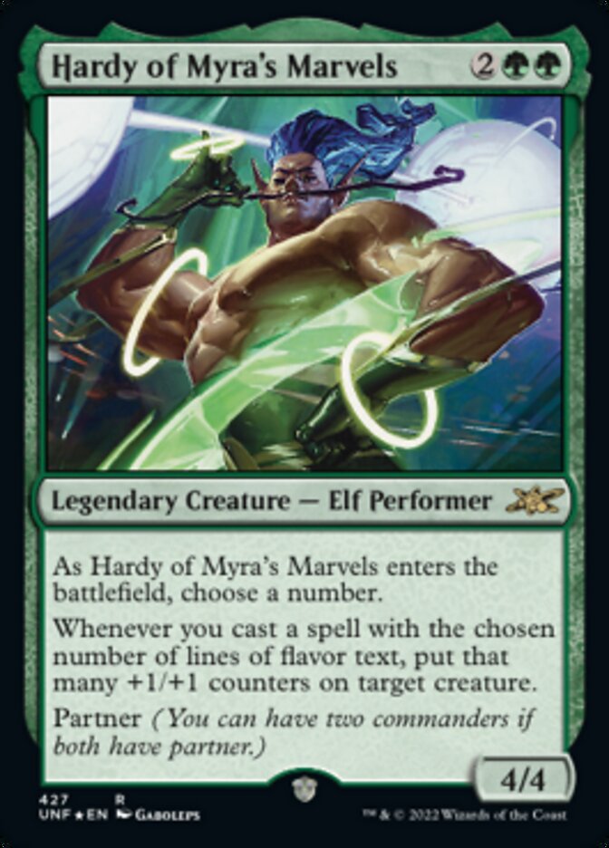Hardy of Myra's Marvels (Galaxy Foil) [Unfinity] | Deep Dive Games St. Marys