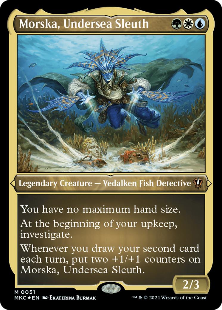 Morska, Undersea Sleuth (Display Commander) [Murders at Karlov Manor Commander] | Deep Dive Games St. Marys