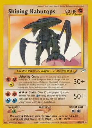 Shining Kabutops (108/105) [Neo Destiny Unlimited] | Deep Dive Games St. Marys