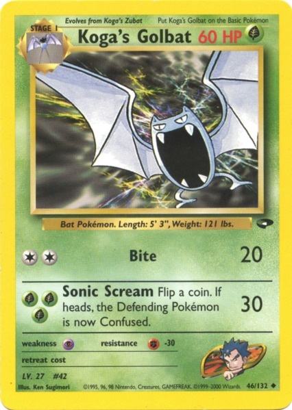Koga's Golbat (46/132) [Gym Challenge Unlimited] | Deep Dive Games St. Marys