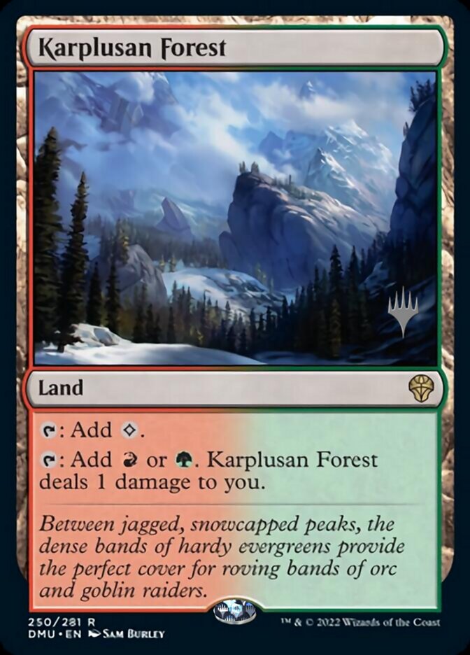 Karplusan Forest (Promo Pack) [Dominaria United Promos] | Deep Dive Games St. Marys