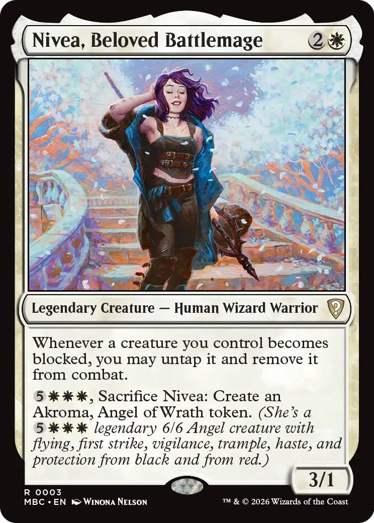 Nivea, Beloved Battlemage [Mystery Booster: Commander Edition] | Deep Dive Games St. Marys