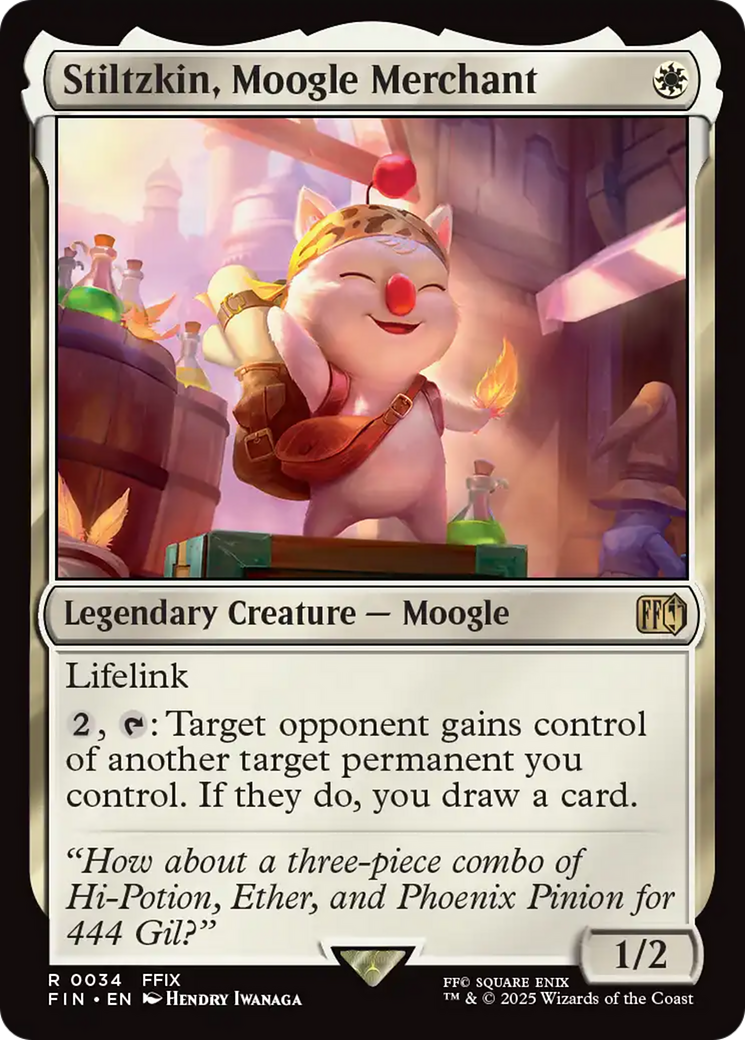 Stiltzkin, Moogle Merchant [FINAL FANTASY] | Deep Dive Games St. Marys