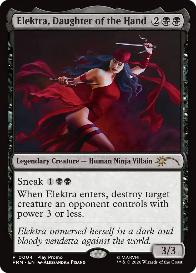 Elektra, Daughter of the Hand [Standard Showdown Promos] | Deep Dive Games St. Marys