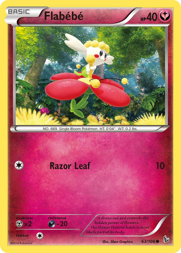 Flabebe (63/106) [XY: Flashfire] | Deep Dive Games St. Marys