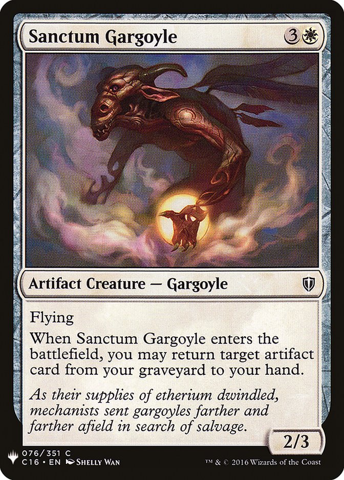 Sanctum Gargoyle [Mystery Booster] | Deep Dive Games St. Marys
