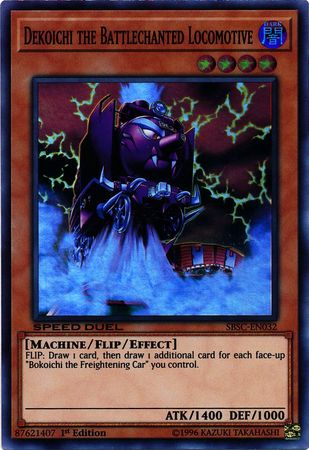 Dekoichi the Battlechanted Locomotive [SBSC-EN032] Super Rare | Deep Dive Games St. Marys