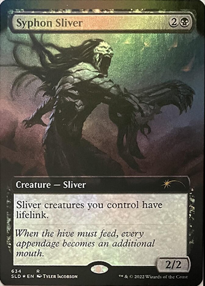 Syphon Sliver (Extended Art) [Secret Lair Drop Promos] | Deep Dive Games St. Marys