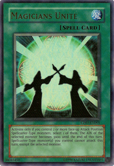 Magician's Unite [CP03-EN001] Ultra Rare | Deep Dive Games St. Marys