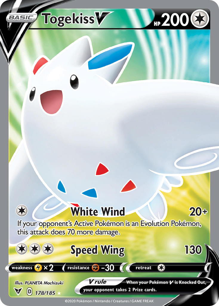Togekiss V (178/185) [Sword & Shield: Vivid Voltage] | Deep Dive Games St. Marys