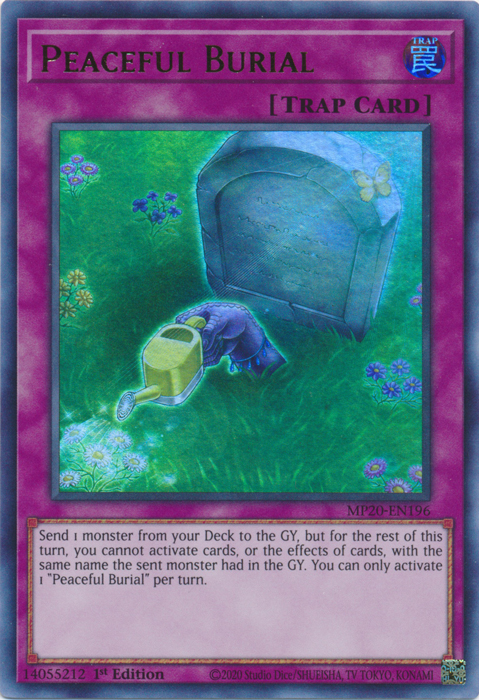 Peaceful Burial [MP20-EN196] Ultra Rare | Deep Dive Games St. Marys