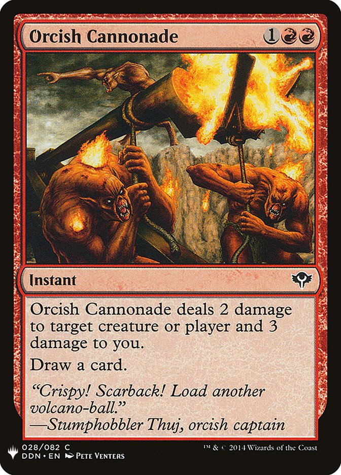 Orcish Cannonade [Mystery Booster] | Deep Dive Games St. Marys