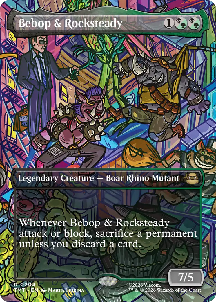 Bebop & Rocksteady (Borderless) [Teenage Mutant Ninja Turtles] | Deep Dive Games St. Marys