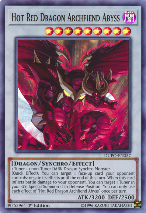 Hot Red Dragon Archfiend Abyss [DUPO-EN057] Ultra Rare | Deep Dive Games St. Marys