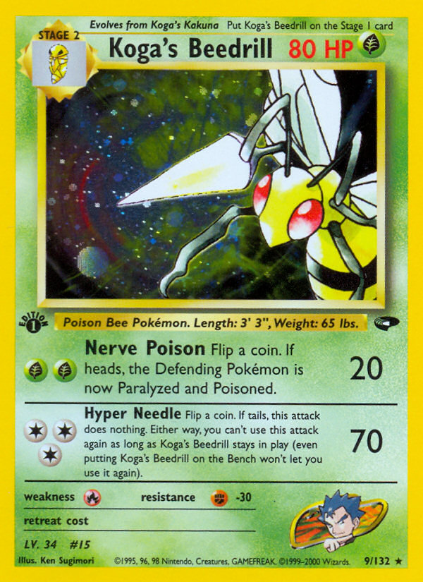 Koga's Beedrill (9/132) [Gym Challenge 1st Edition] | Deep Dive Games St. Marys