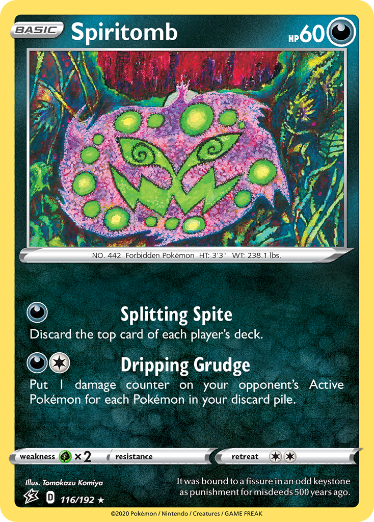 Spiritomb (116/192) [Sword & Shield: Rebel Clash] | Deep Dive Games St. Marys