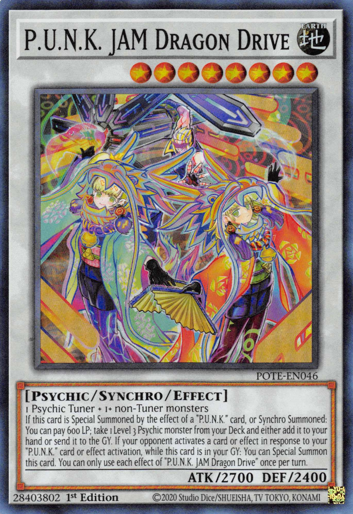 P.U.N.K. JAM Dragon Drive [POTE-EN046] Super Rare | Deep Dive Games St. Marys