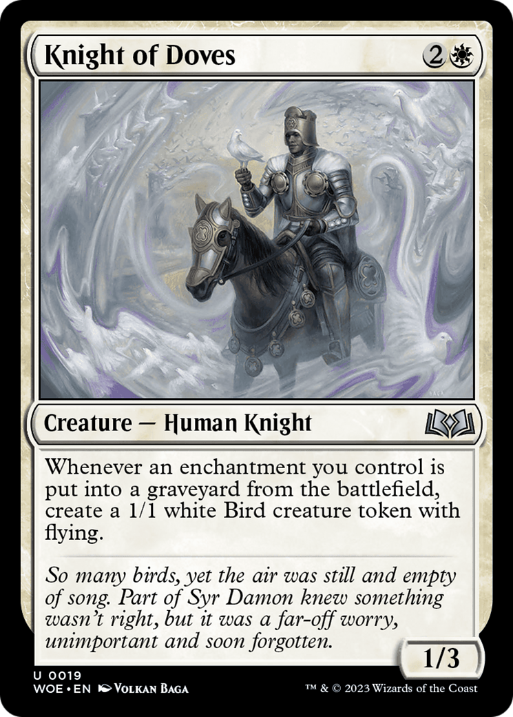 Knight of Doves [Wilds of Eldraine] | Deep Dive Games St. Marys