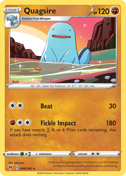 Quagsire (084/185) [Sword & Shield: Vivid Voltage] | Deep Dive Games St. Marys