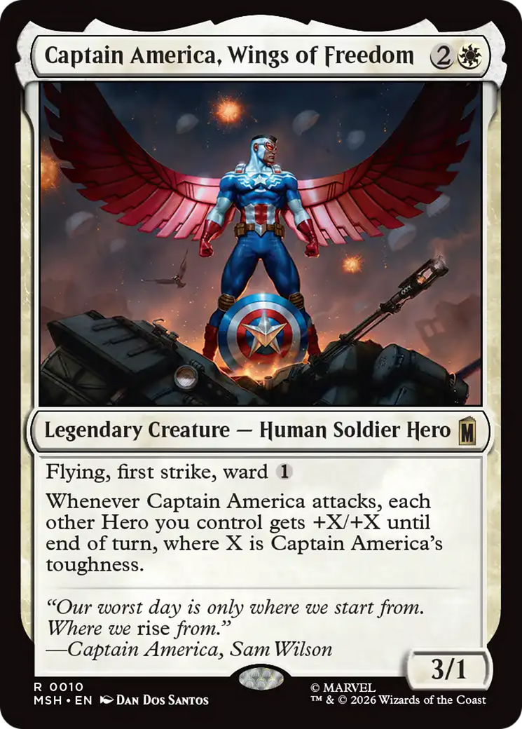 Captain America, Wings of Freedom [Marvel Super Heroes] | Deep Dive Games St. Marys