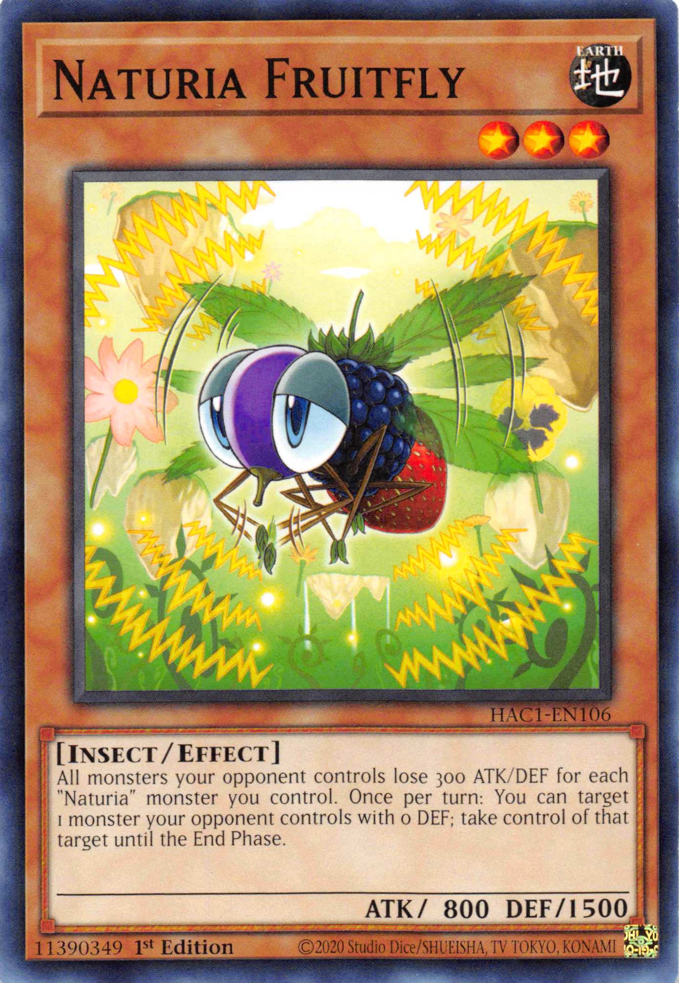Naturia Fruitfly [HAC1-EN106] Common | Deep Dive Games St. Marys