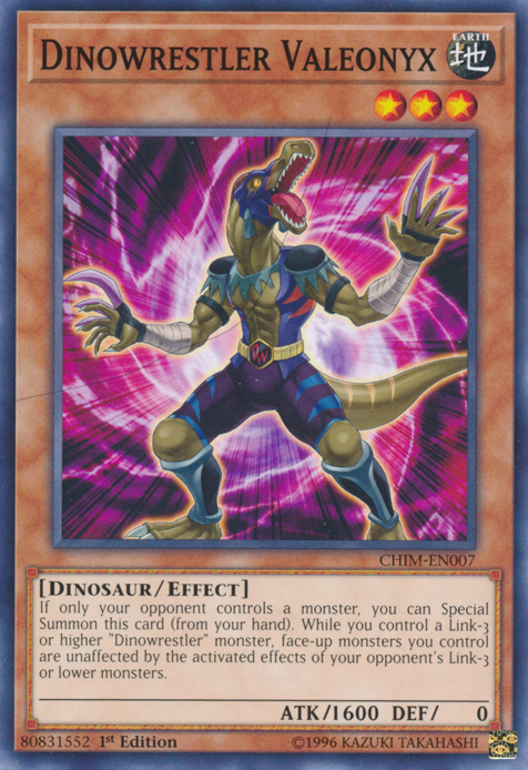 Dinowrestler Valeonyx [CHIM-EN007] Common | Deep Dive Games St. Marys