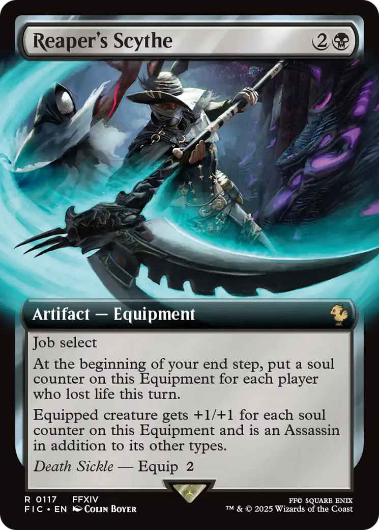Reaper's Scythe (Extended Art) [FINAL FANTASY Commander] | Deep Dive Games St. Marys