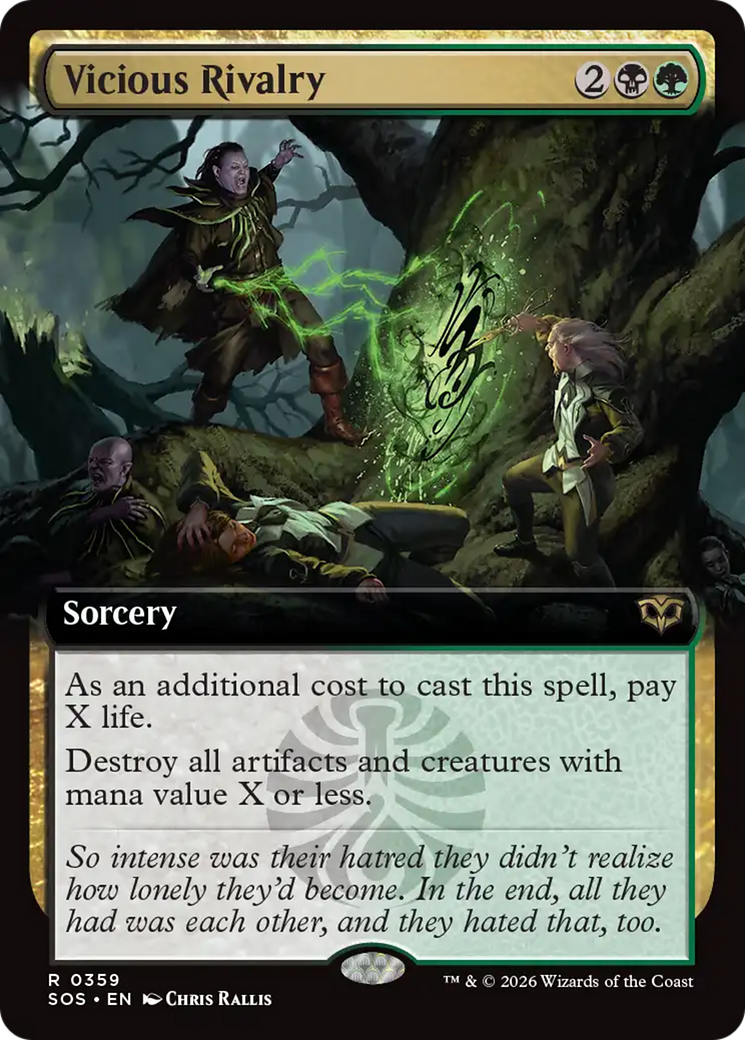 Vicious Rivalry (Extended Art) [Secrets of Strixhaven] | Deep Dive Games St. Marys