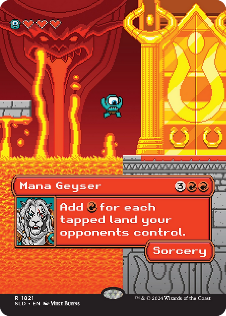 Mana Geyser (Rainbow Foil) [Secret Lair Drop Series] | Deep Dive Games St. Marys